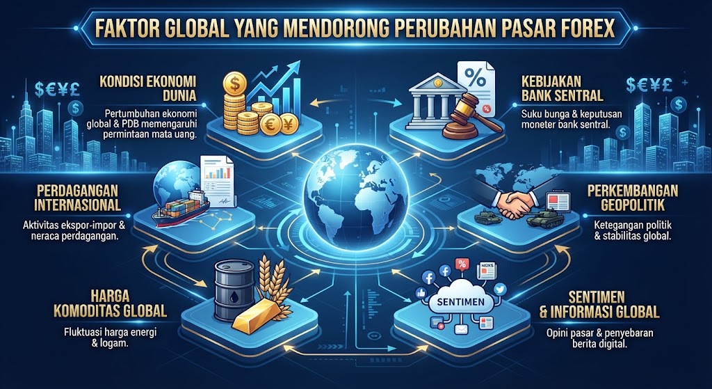 Faktor Global yang Mendorong Perubahan Pasar Forex